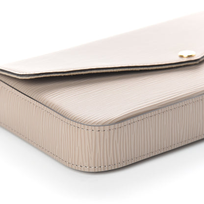 Louis Vuitton Epi Felicie Pochette Chain Wallet Galet 6 of 7
