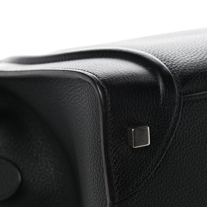 Celine Drummed Calfskin Mini Luggage Black 10 of 15