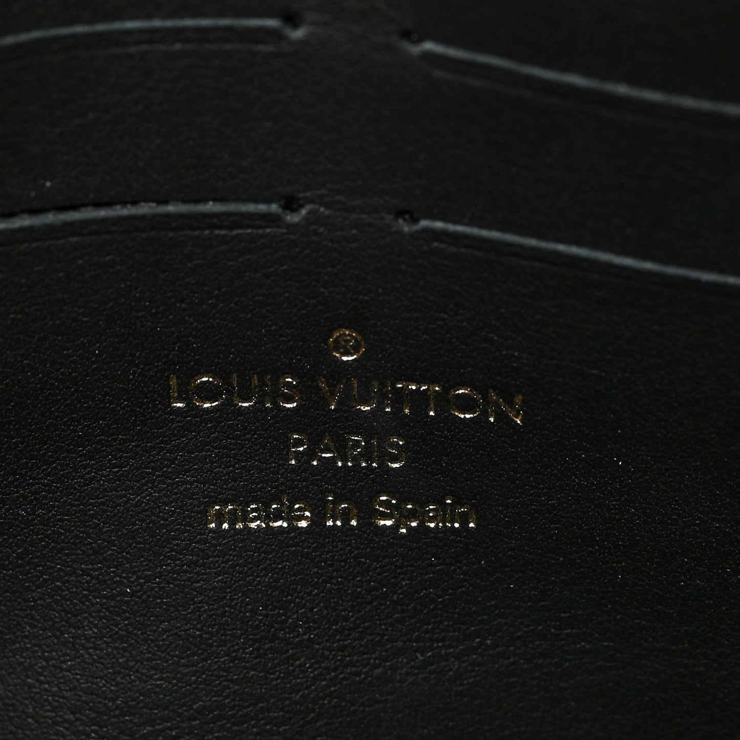 Damier Ebene Vavin Chain Wallet Black