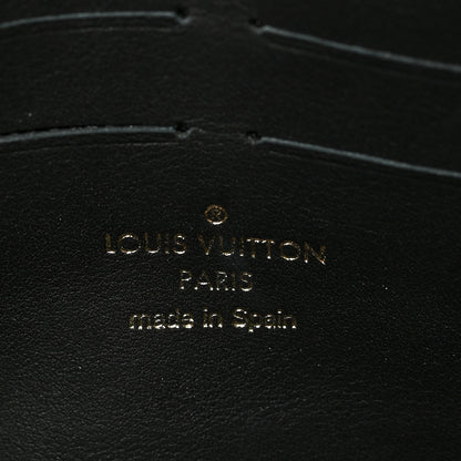 Louis Vuitton Damier Ebene Vavin Chain Wallet Black 6 of 9