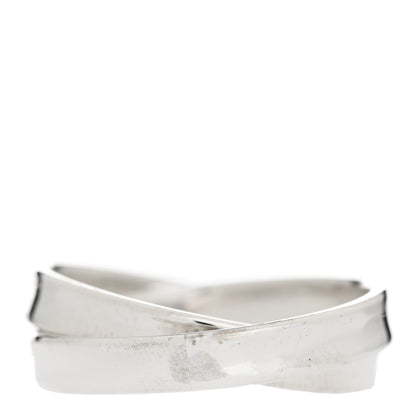 Tiffany Sterling Silver 1837 Interlocking Circles Ring 58 8.25 3 of 6