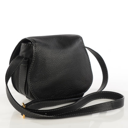 Chloe Calfskin Mini Marcie Round Crossbody Bag Black 3 of 9