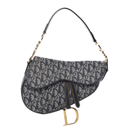 Christian Dior Monogram Saddle Bag Blue 1 of 12