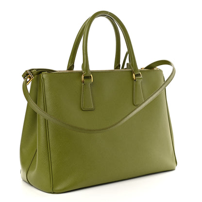 Prada Saffiano Medium Galleria Double Zip Tote Edera 3 of 10