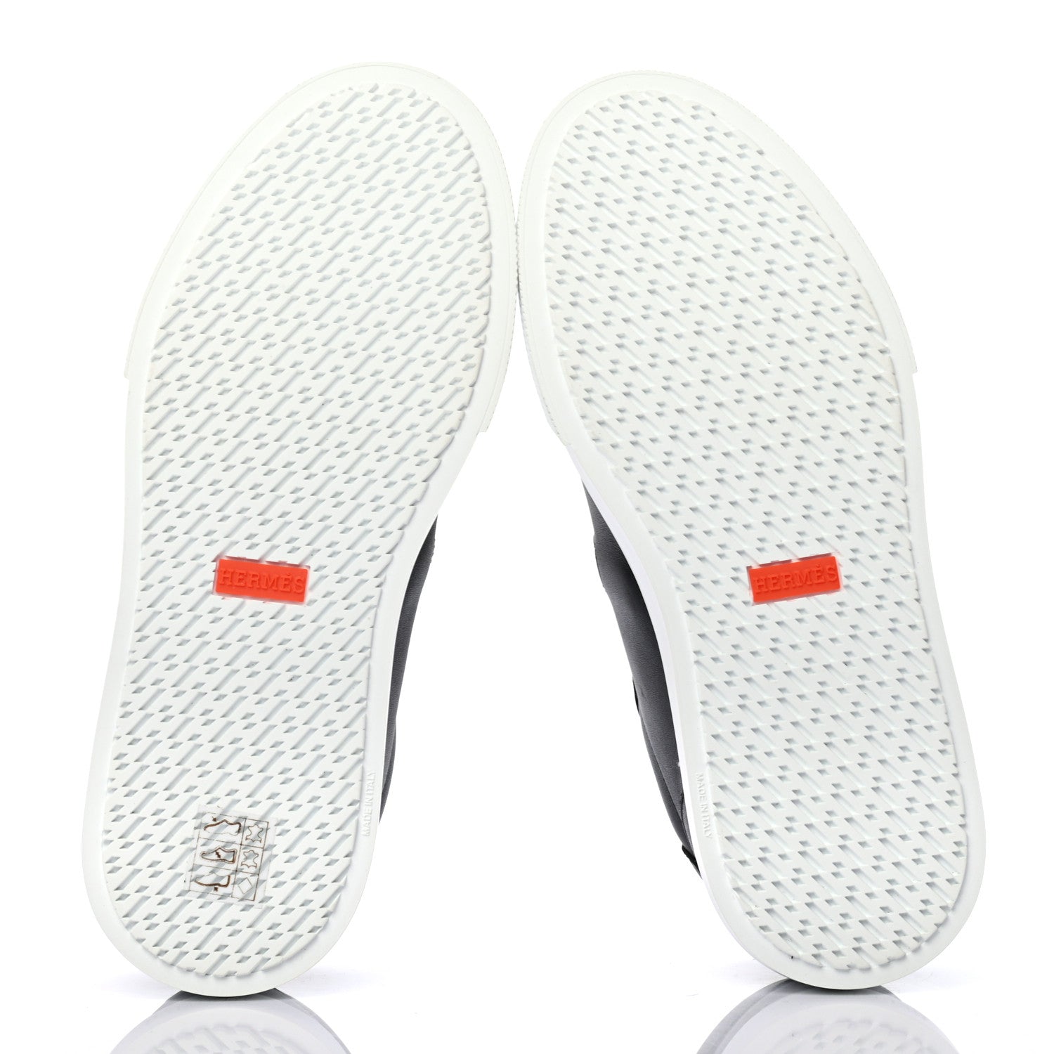 Hermes Calfskin Day Sneakers 37 Black 5 of 10