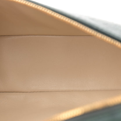 Loro Piana Ostrich L19 Extra Pocket Pouch Forest Green 5 of 9