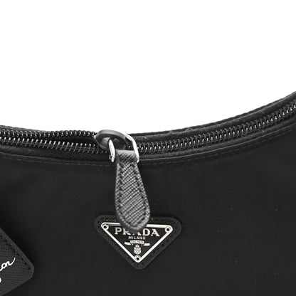 Prada Tessuto Nylon Mini Re-Edition 2000 Bag Black 11 of 11