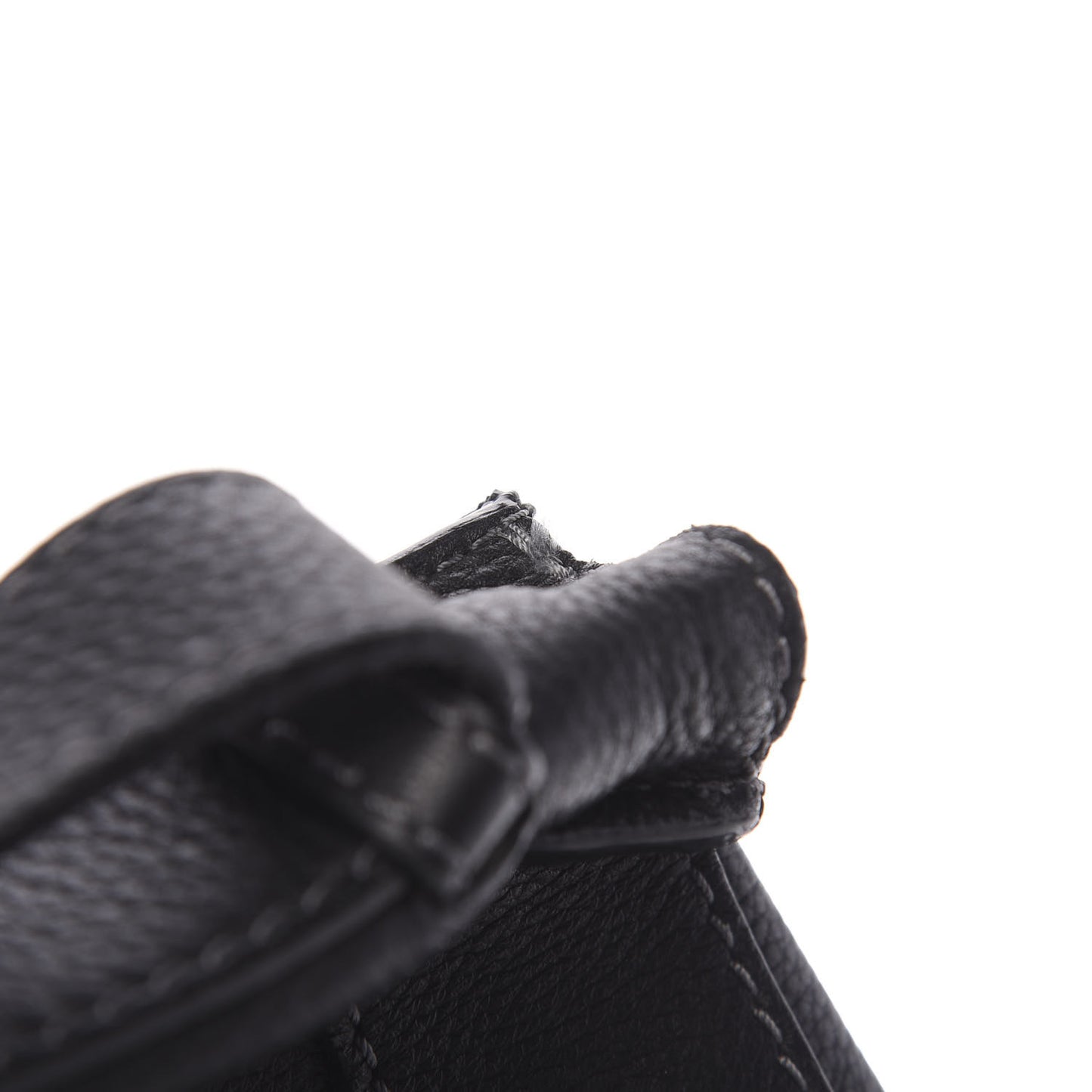 Calfskin Medium Marcie Round Crossbody Bag Black