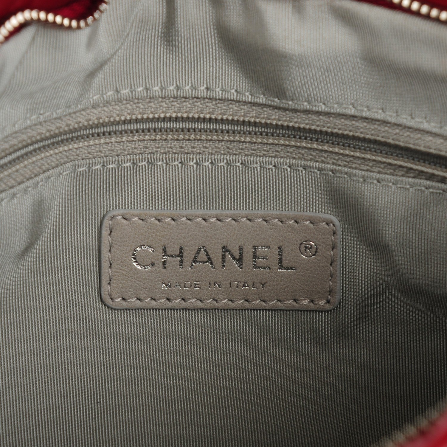 Chanel Calfskin On The Bund Pochette Dark Red 6 of 7