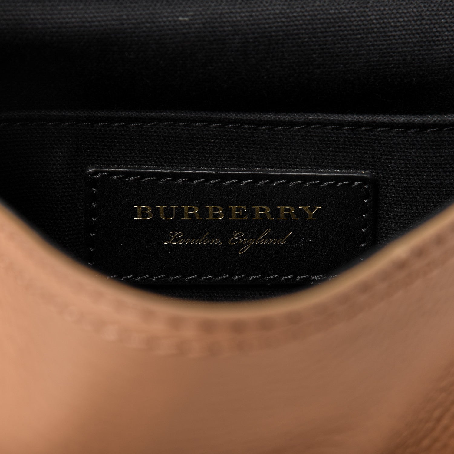 Burberry Deerskin The Bridle Crossbody Pale Clementine 8 of 10