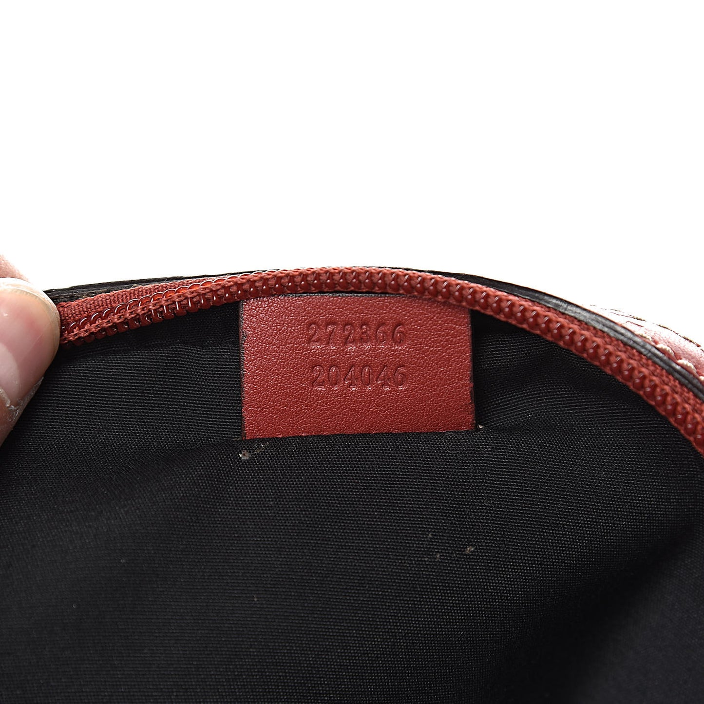 Guccissima GG Cosmetic Case Red