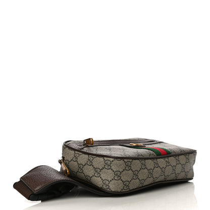 Gucci Soft GG Supreme Monogram Medium Ophidia Belt Bag Dark Brown 4 of 9