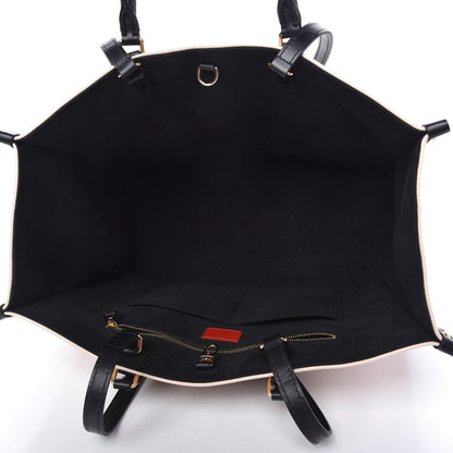 Louis Vuitton Empreinte Monogram Giant Crafty Onthego GM Creme Black 5 of 10
