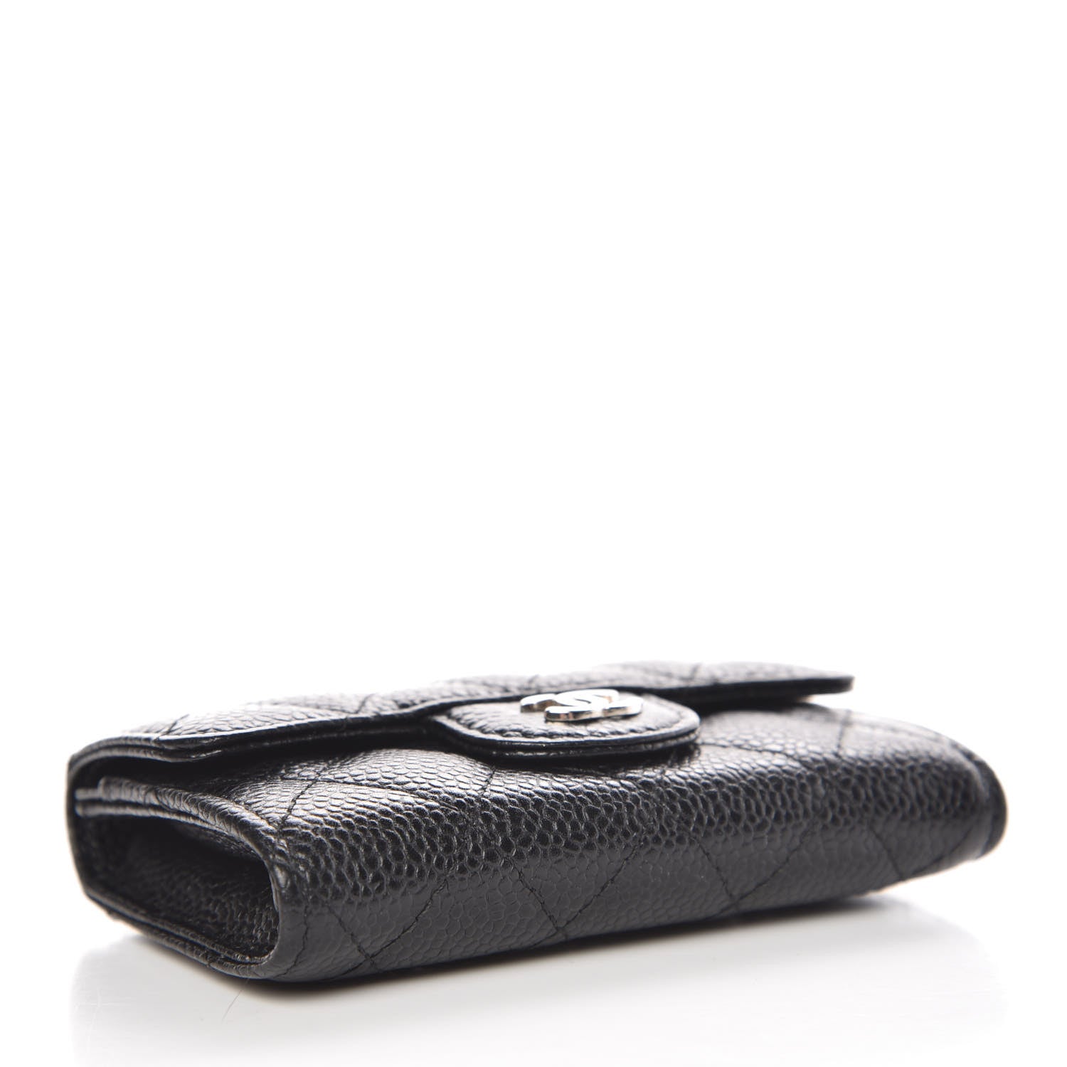 Chanel Caviar Quilted Flap Card Holder Black 4 of 11