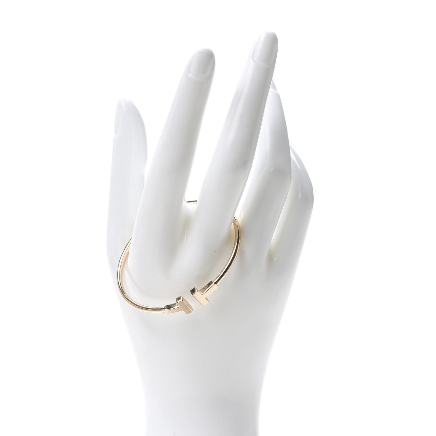 18K Yellow Gold T Wire Bracelet