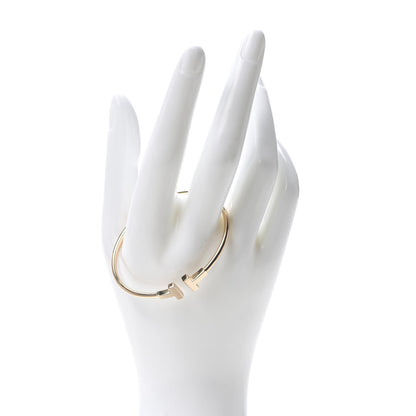 Tiffany 18K Yellow Gold T Wire Bracelet 2 of 5