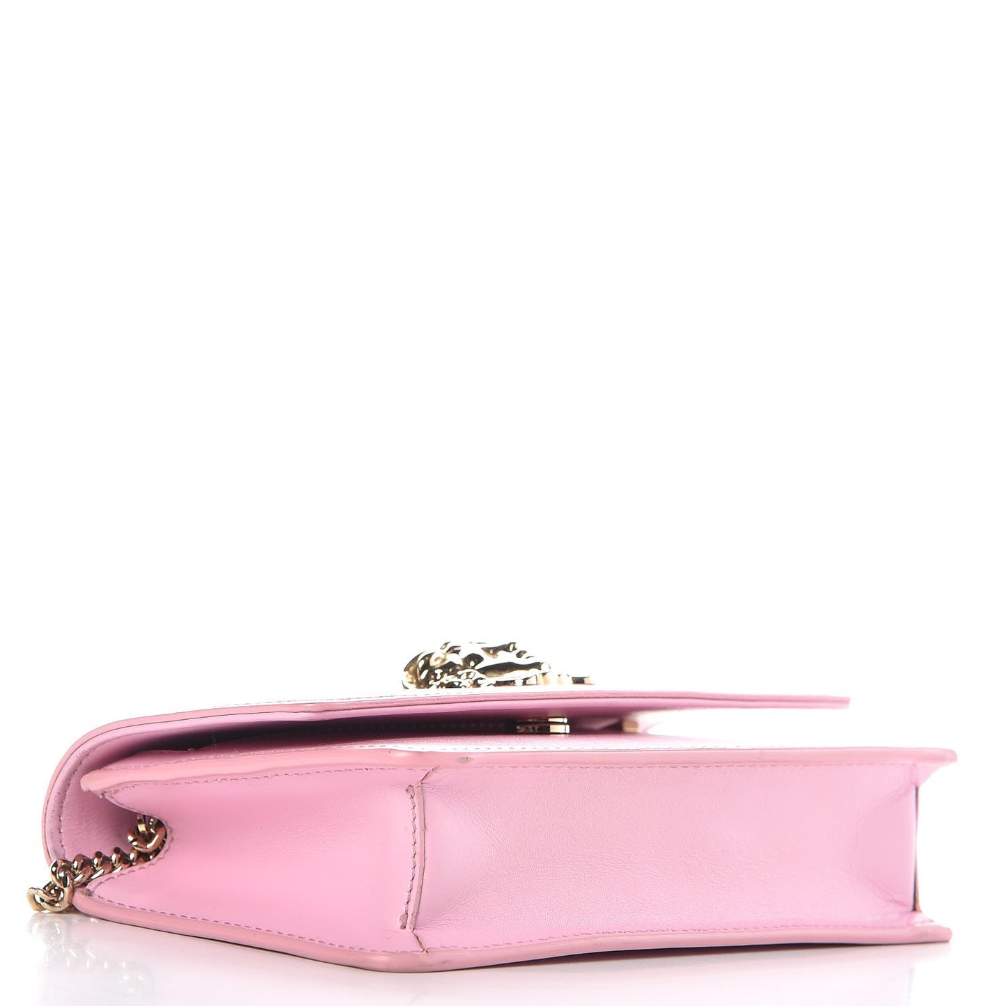Smooth Calfskin Palazzo Chain Evening Bag Pink