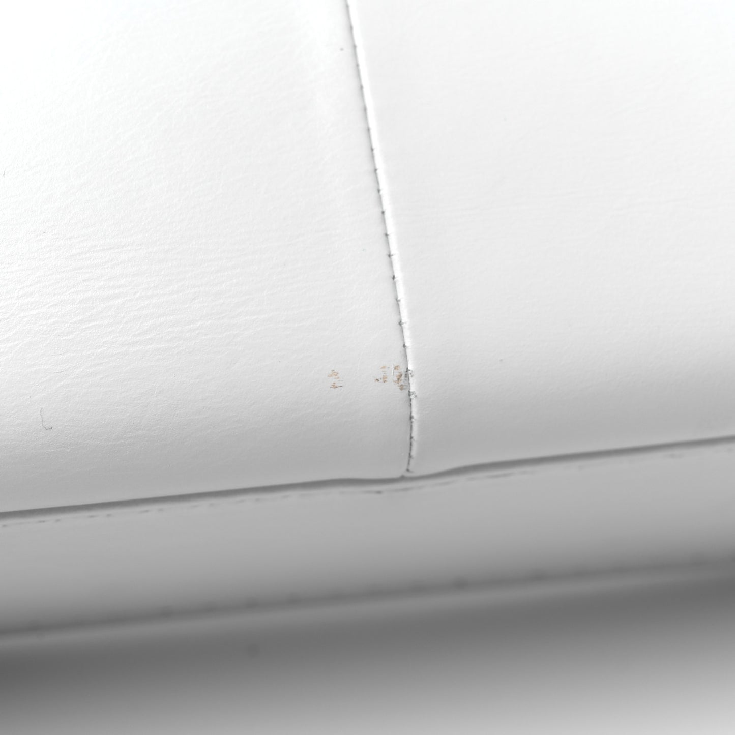 Aged Calfskin Quilted Large Gabrielle Hobo White
