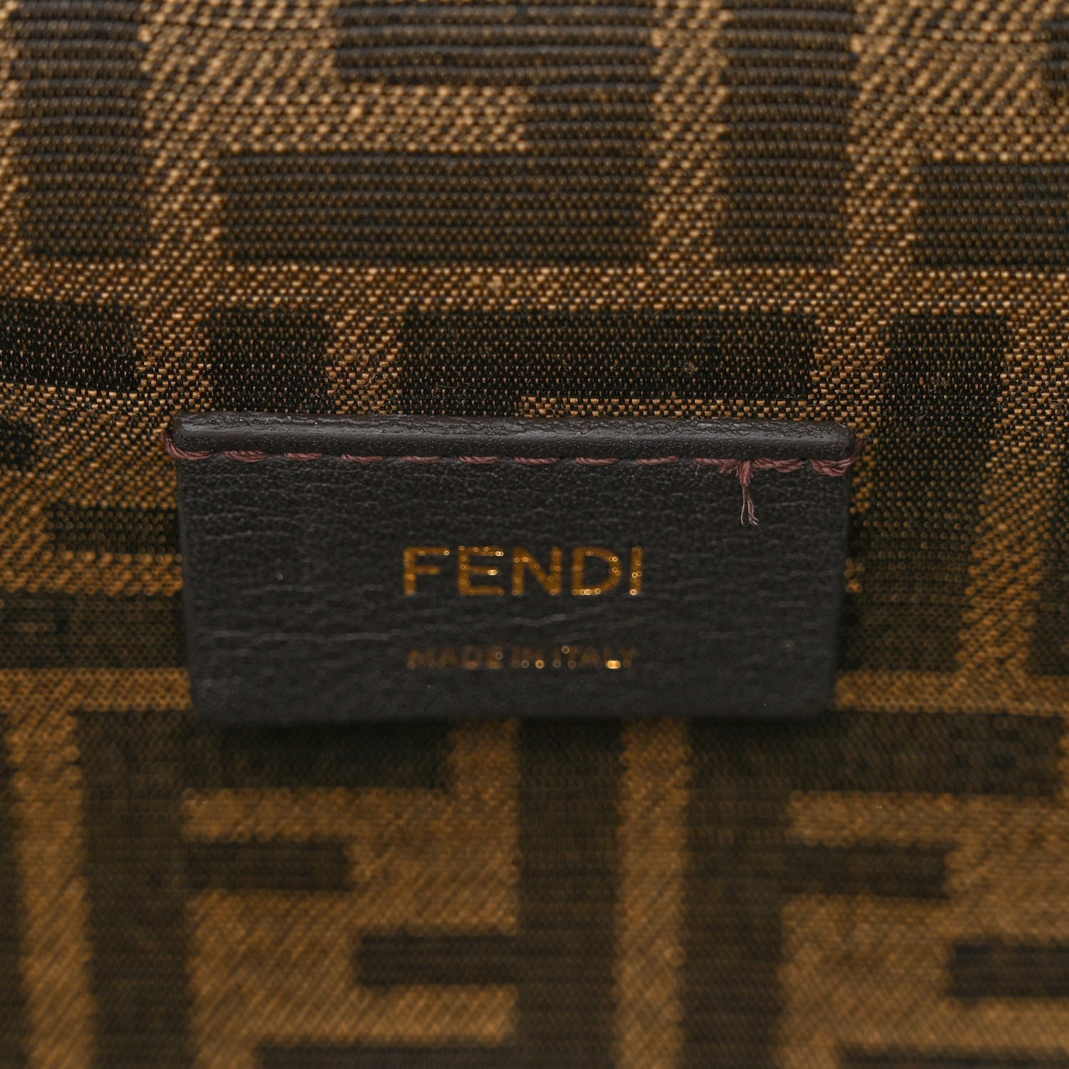 Fendi Shiny Nappa Small Fendi First Caramello 6 of 11