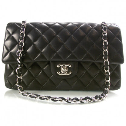 Chanel Lambskin Medium Double Flap Black 1 of 12