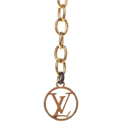 Louis Vuitton Essential V Necklace Gold 6 of 6