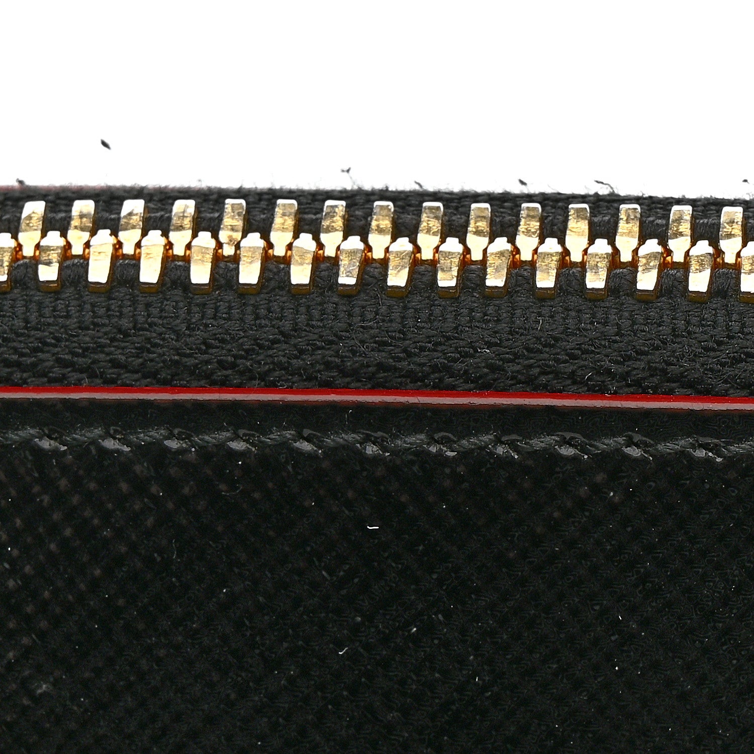 Prada Saffiano Vernice Medium Promenade Tote Black Rosso 14 of 18