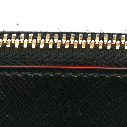 Prada Saffiano Vernice Medium Promenade Tote Black Rosso 14 of 18