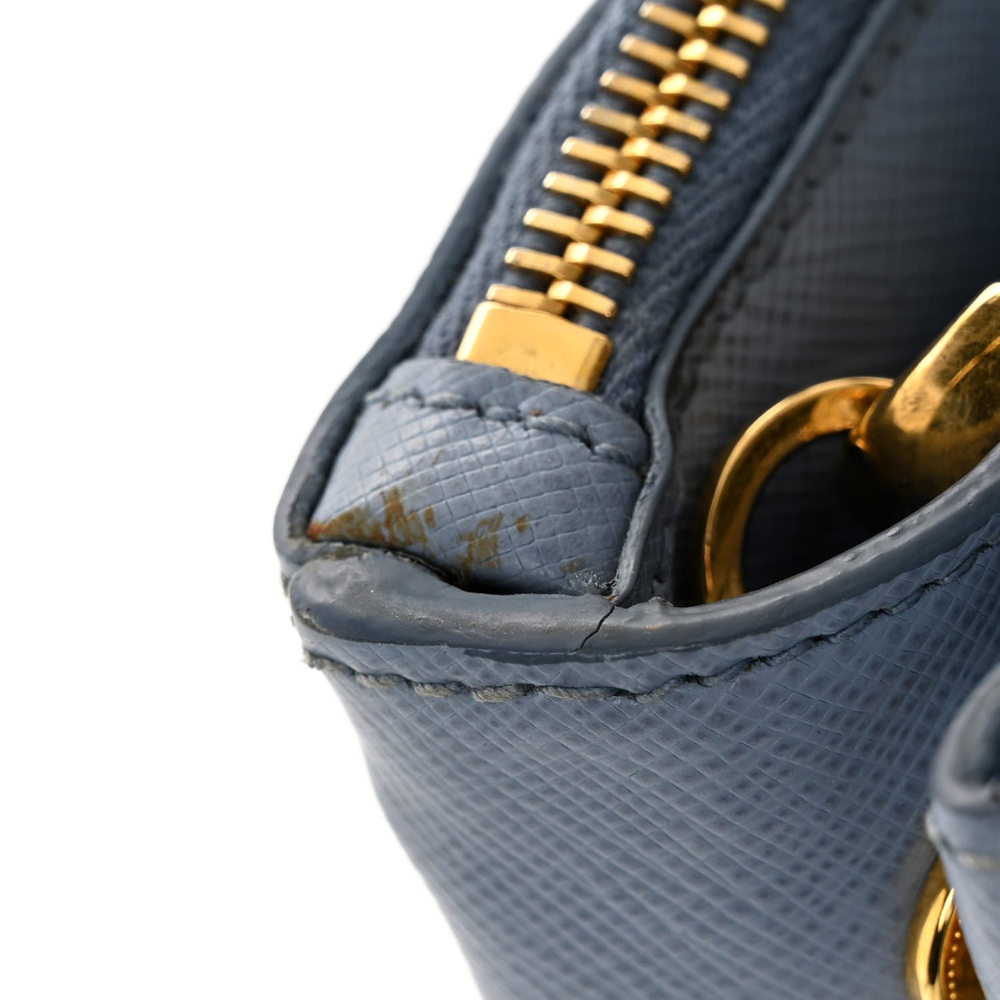 Saffiano Small Galleria Double Zip Tote Aviazione