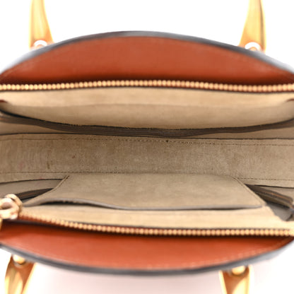 Chloe Shiny Goatskin Smooth Calfskin Suede Small Pixie Bag Saffron Red 5 of 10