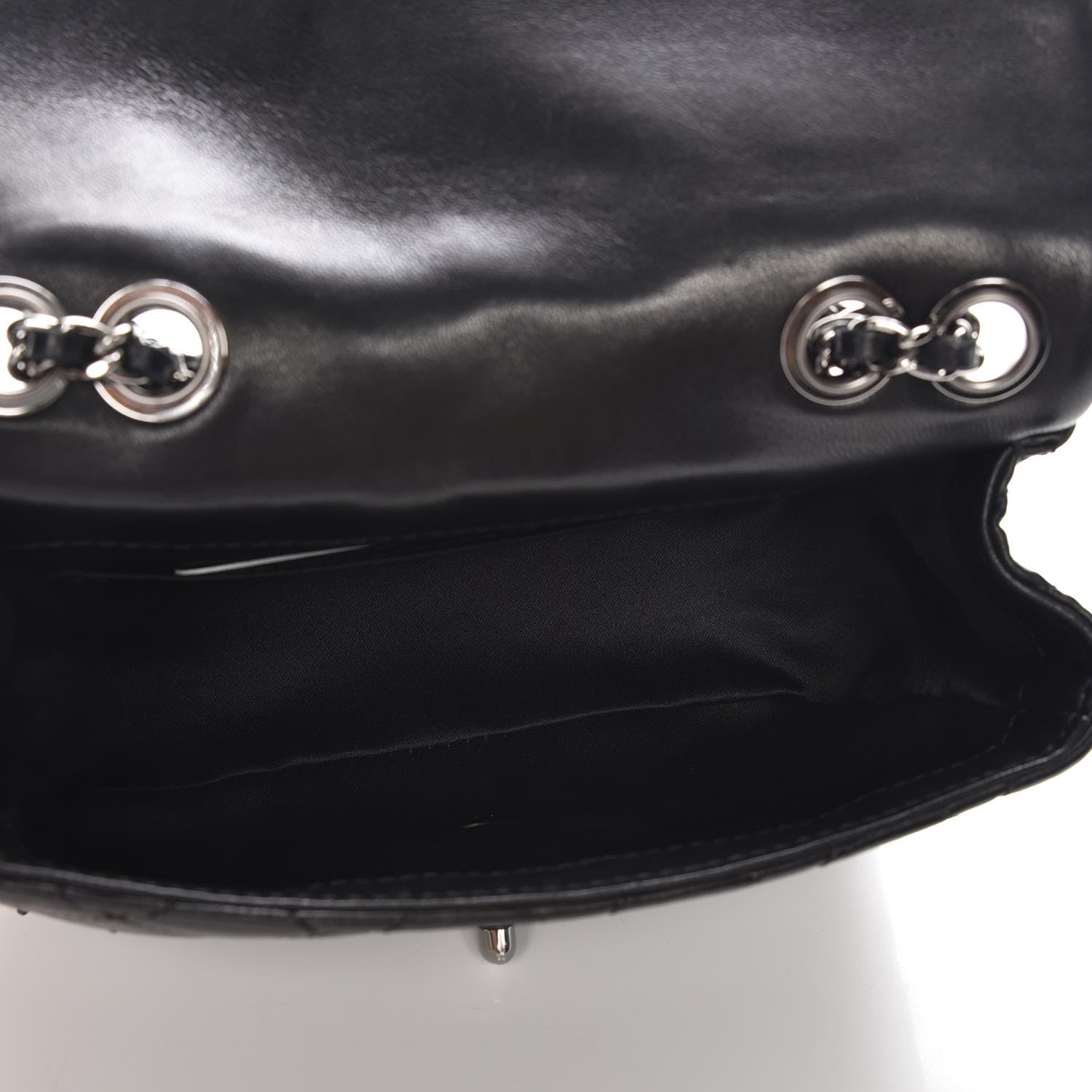 Chanel Lambskin Quilted Beaded Extra Mini Flap Black 5 of 8