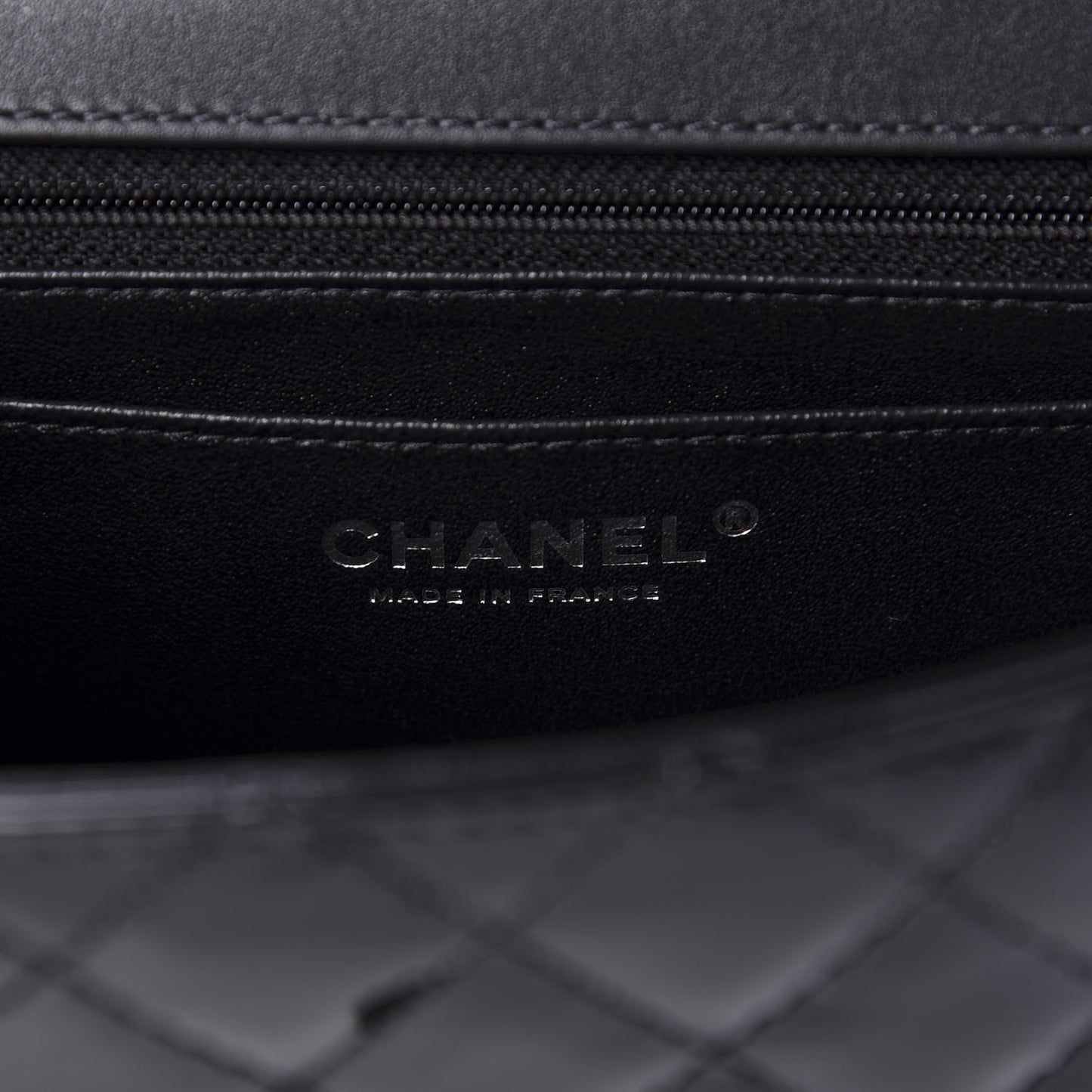 Patent Calfskin Quilted 2.55 Reissue Mini Flap Black