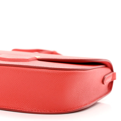 Celine Grained Calfskin Small Trotteur Coquelicot 9 of 9