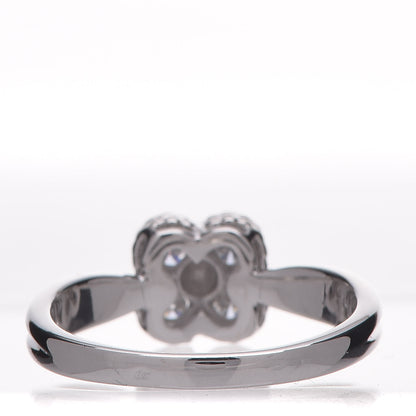 Van Cleef & Arpels 18K White Gold Diamond Arno Ring 54 7 3 of 5