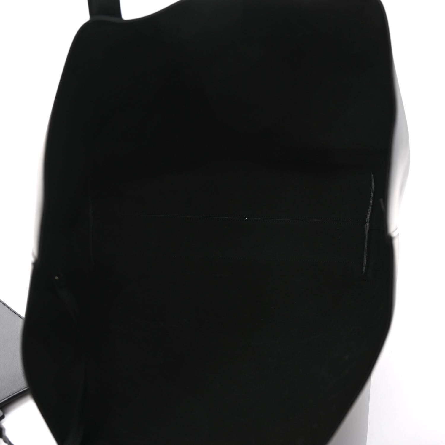 Saint Laurent Calfskin Bold Shopping Tote Black 5 of 8
