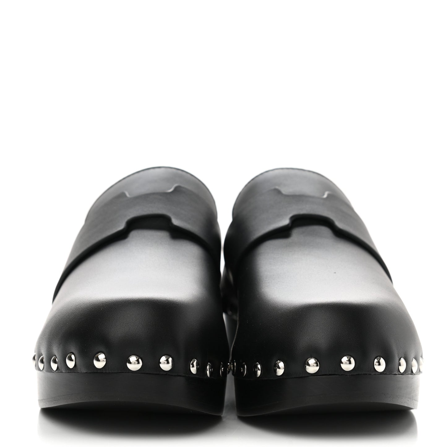 Calfskin Calya Mules 36 Black