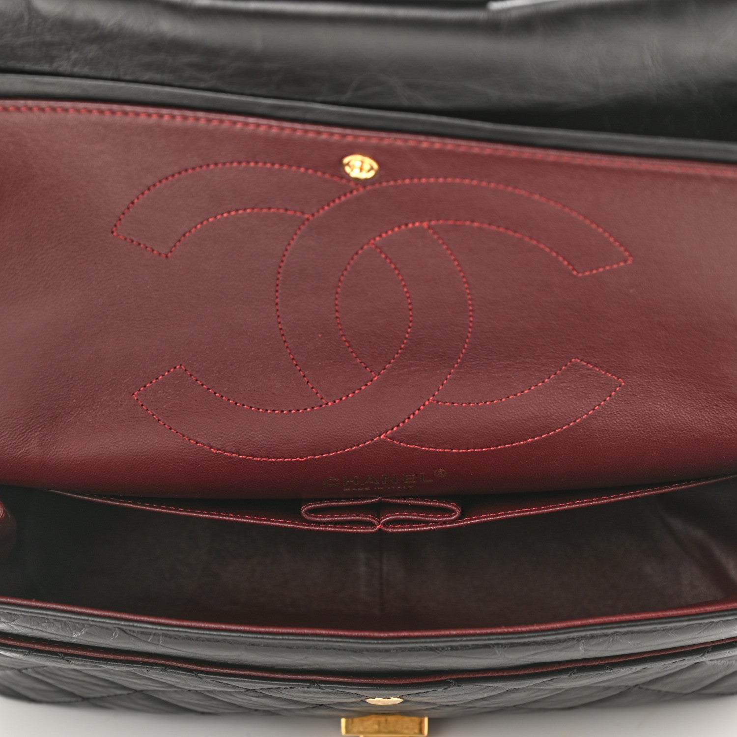 Chanel Aged Calfskin Quilted 2.55 Reissue 227 Flap Black 5 of 10