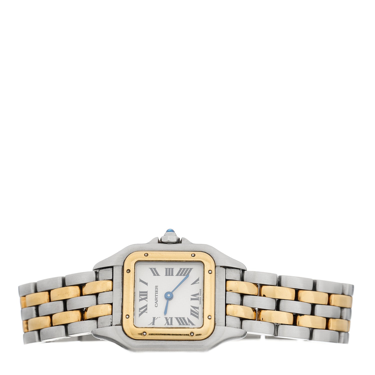 Cartier Stainless Steel 18K Yellow Gold 22mm Panthere Quartz Watch 2 of 4
