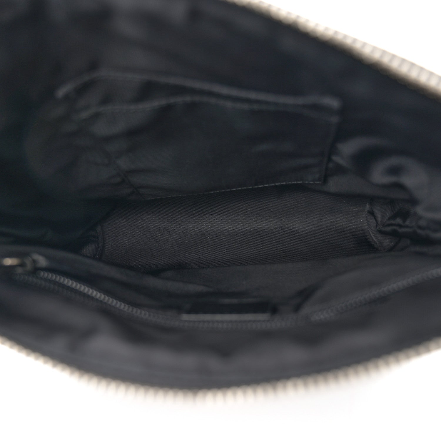 Gucci Techno Canvas Selleria Calfskin Web Small Flat Messenger Bag Black 5 of 11