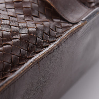 Bottega Veneta Nappa Intrecciato Shoulder Bag Brown 15 of 18