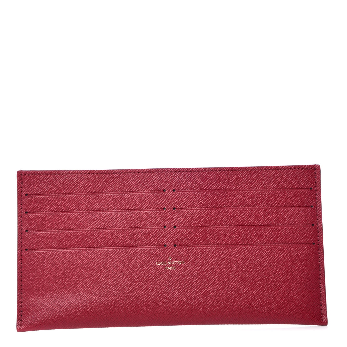 Calfskin Felicie Card Holder Insert Fuchsia