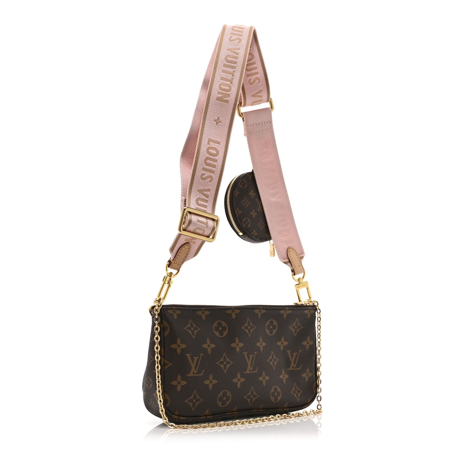 Monogram Multi Pochette Accessories Rose Clair