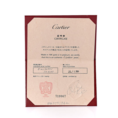 Cartier 18K Pink Gold Diamond 3.5mm LOVE Wedding Band Ring 51 5.75 5 of 5