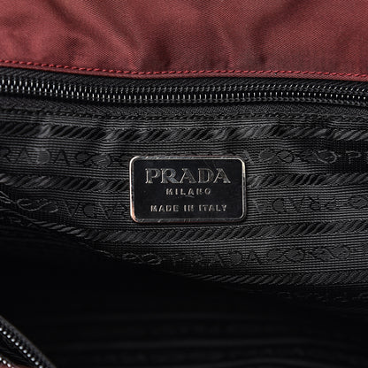 Prada Tessuto Nylon Tote Bordeaux 5 of 16