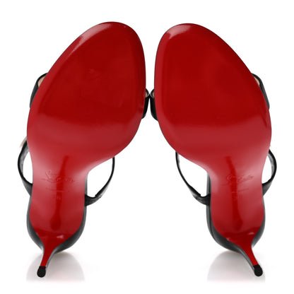 Christian Louboutin Kid Lock Me 85 Slide Sandals 36 Black 6 of 9