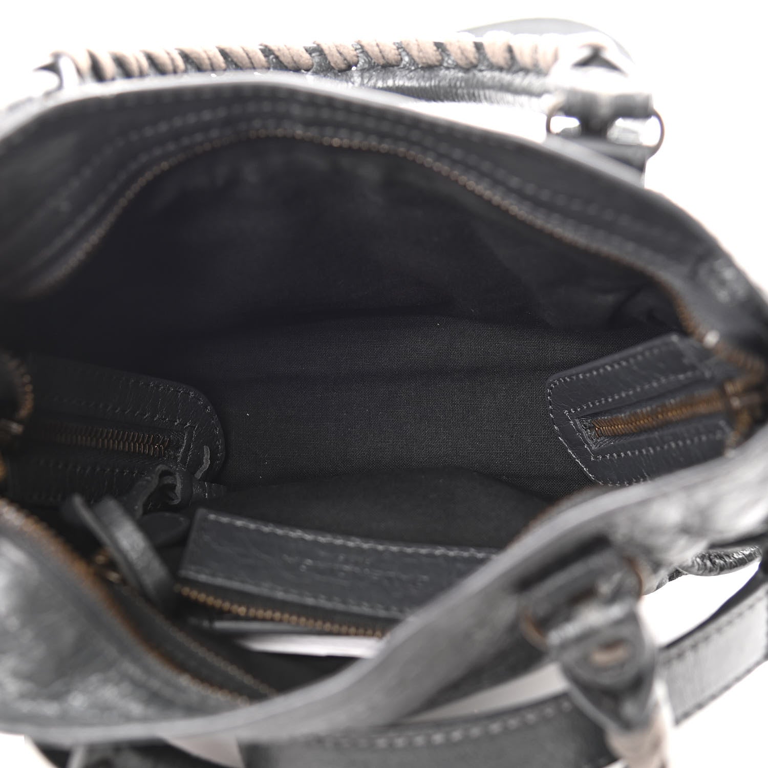 Balenciaga Agneau Giant 12 Gunmetal Hardware Mini City Gris Fossile 5 of 19