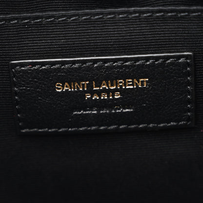 Saint Laurent Suede Matelasse Monogram Lou Camera Bag Rose 6 of 11