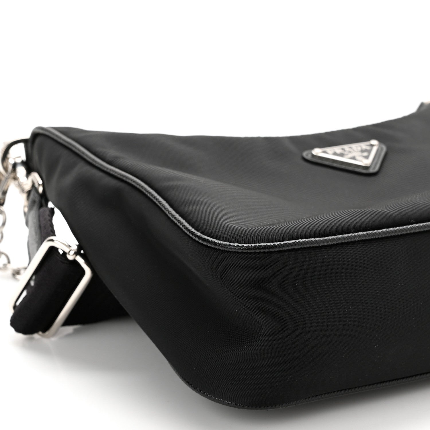 Prada Nylon Re-Edition 2005 Shoulder Bag Black 10 of 11