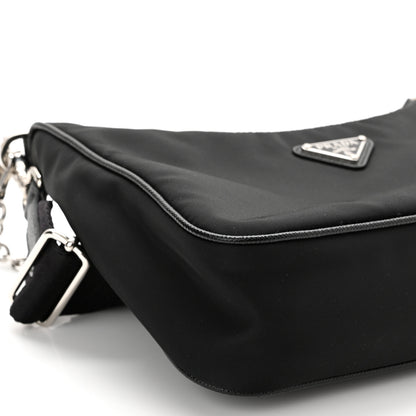 Prada Nylon Re-Edition 2005 Shoulder Bag Black 10 of 11