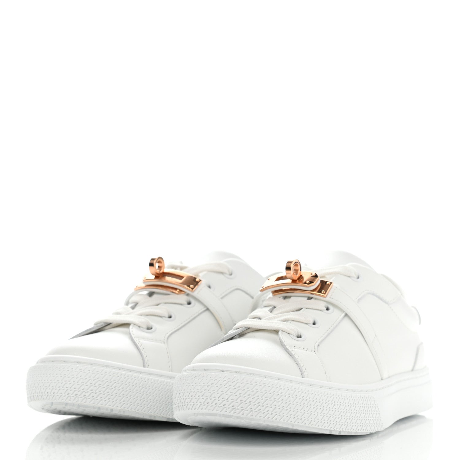 Hermes Calfskin Day Sneakers 35.5 White 3 of 8