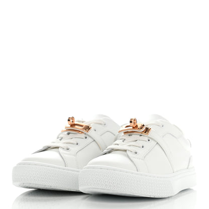 Hermes Calfskin Day Sneakers 35.5 White 3 of 8